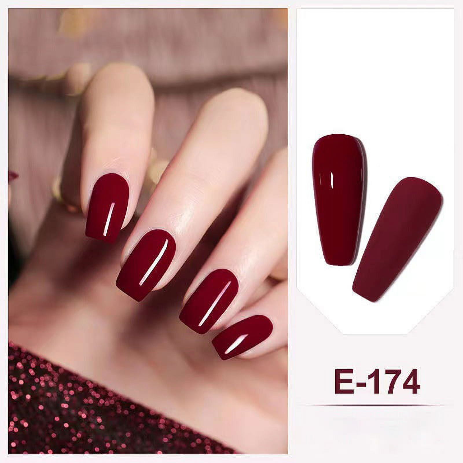 Lavis Gel Nail Polish Duo - 163 Crimson Colors - Fine Wine – Lavis Nails
